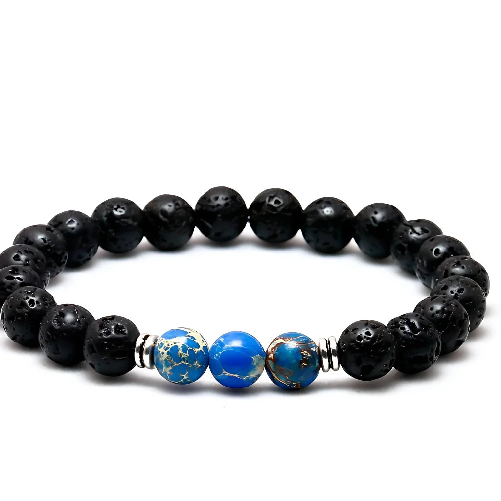 Volcanic Stone Lava Bracelet For Everyday Balance - 4style