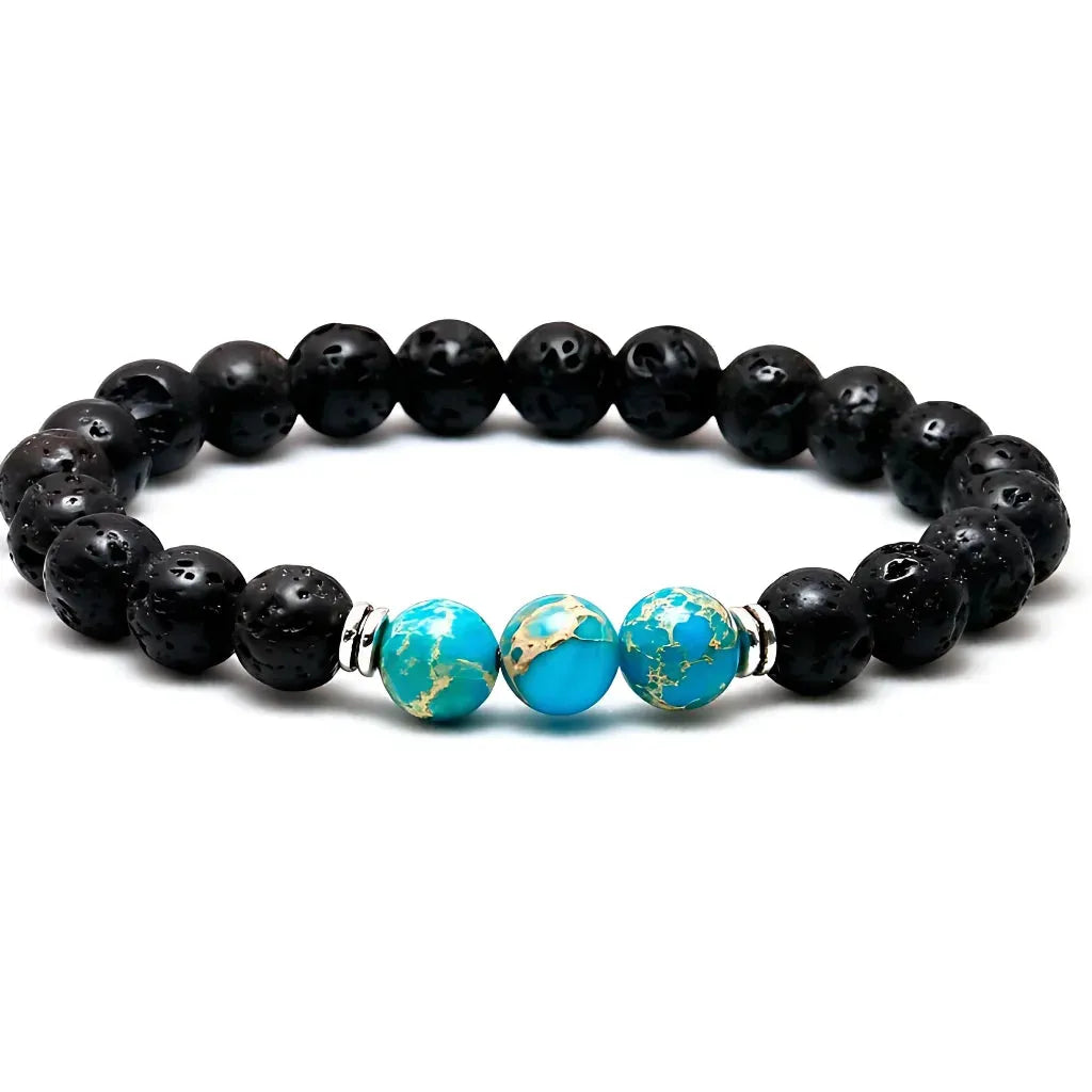 Volcanic Stone Lava Bracelet For Everyday Balance - 5style