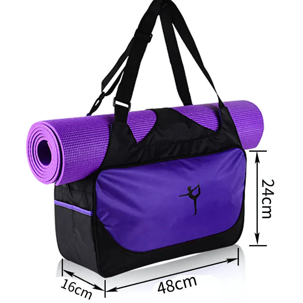 Waterproof Oxford Yoga Duffle Bag With Compartments