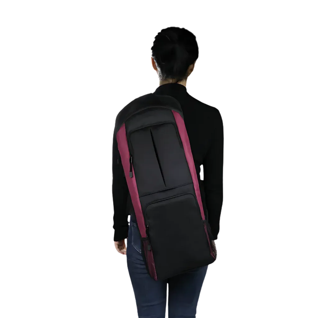 Waterproof Rucksack Yoga Duffel With One Shoulder Strap - Grey / 68x28x11 cm