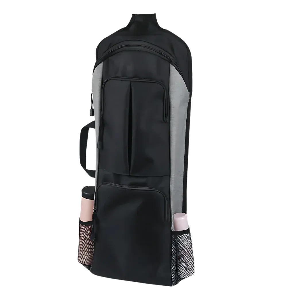 Waterproof Rucksack Yoga Duffel With One Shoulder Strap - Grey / 68x28x11 cm