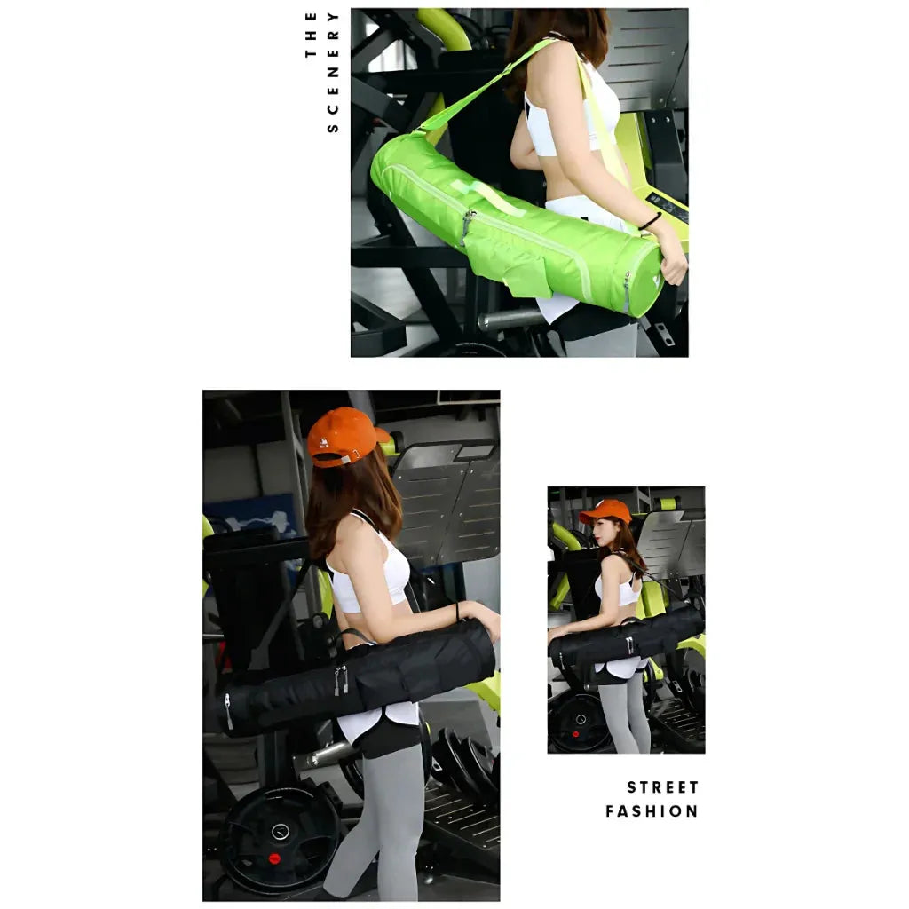 Waterproof Yoga Mat Carry Bag With Side Zipper