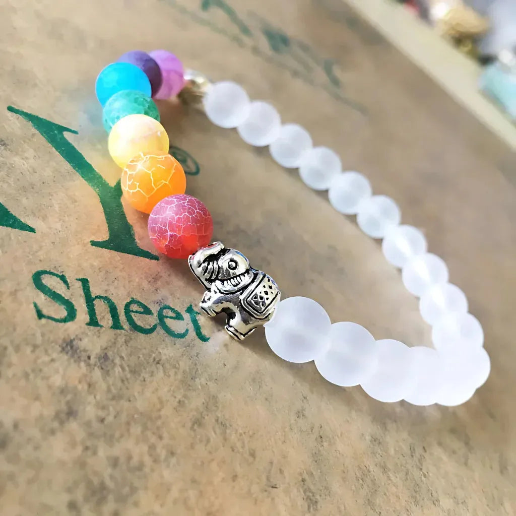 Weathered Alloy Beaded Braclet For Everyday Grounding