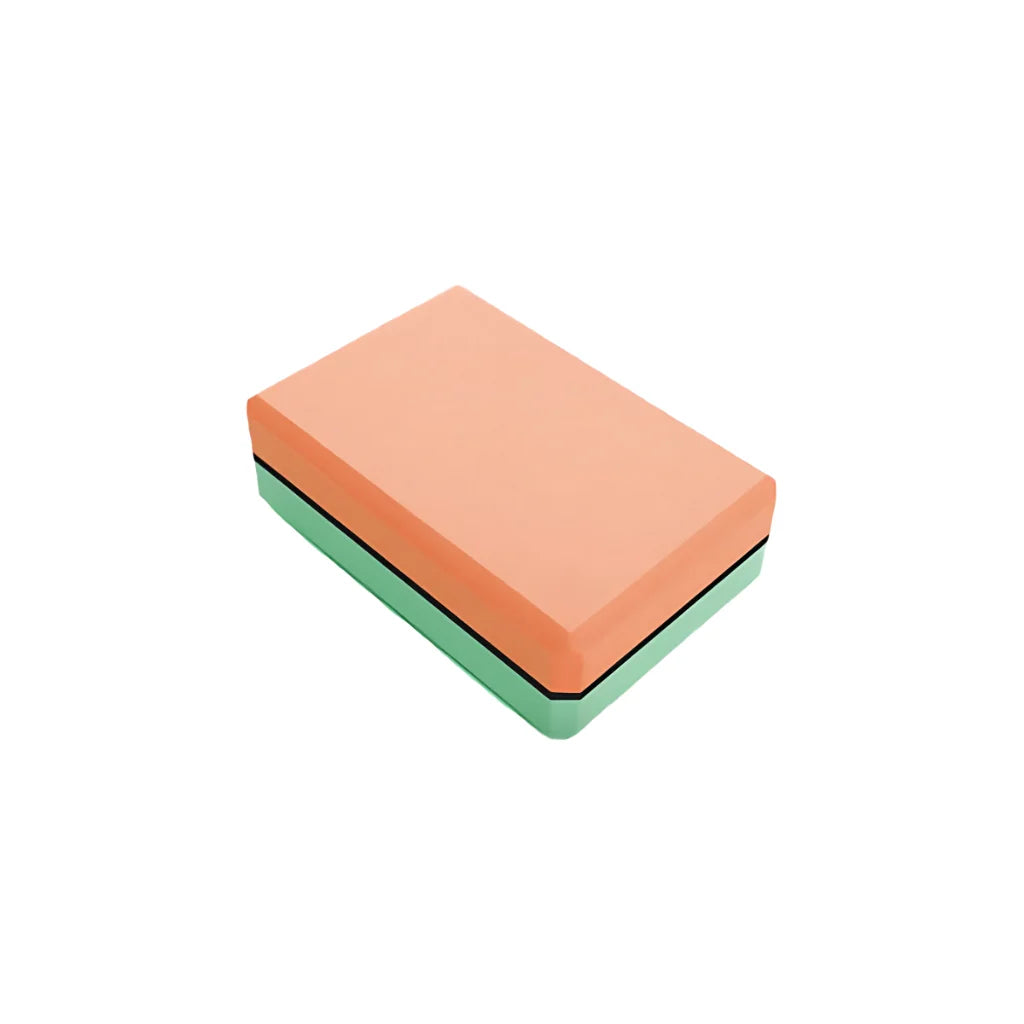 Workout Foam Blocks For Support And Flexibility - Coral Orange Light Green