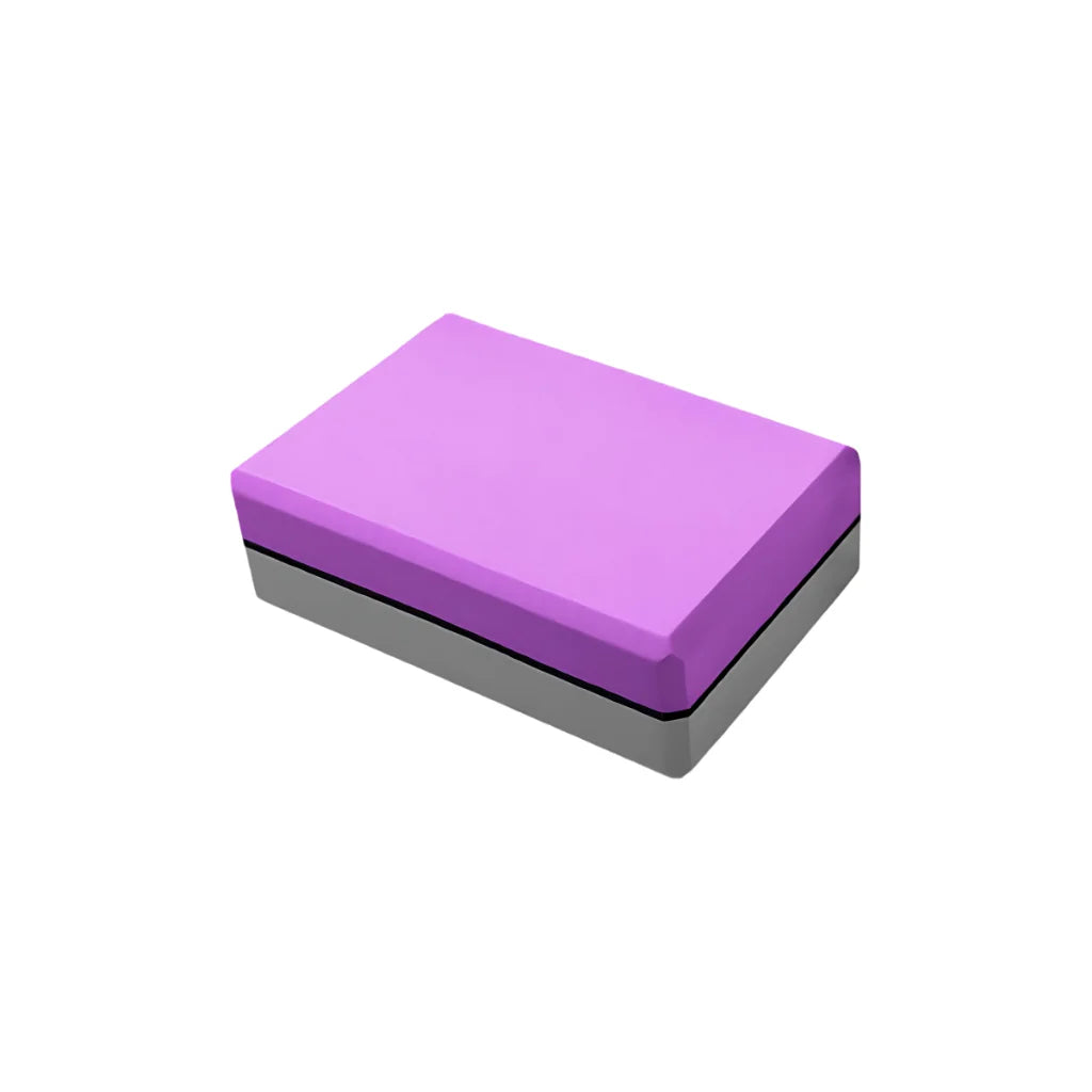Workout Foam Blocks For Support And Flexibility - Elegant Purple Light Gray