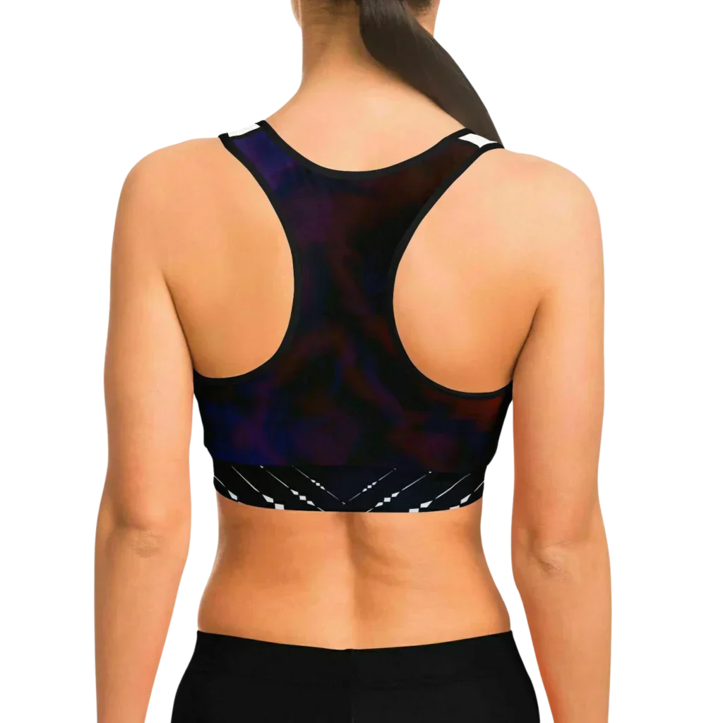 Yoga Bralettes With Om Symbol And Tie Dye Base