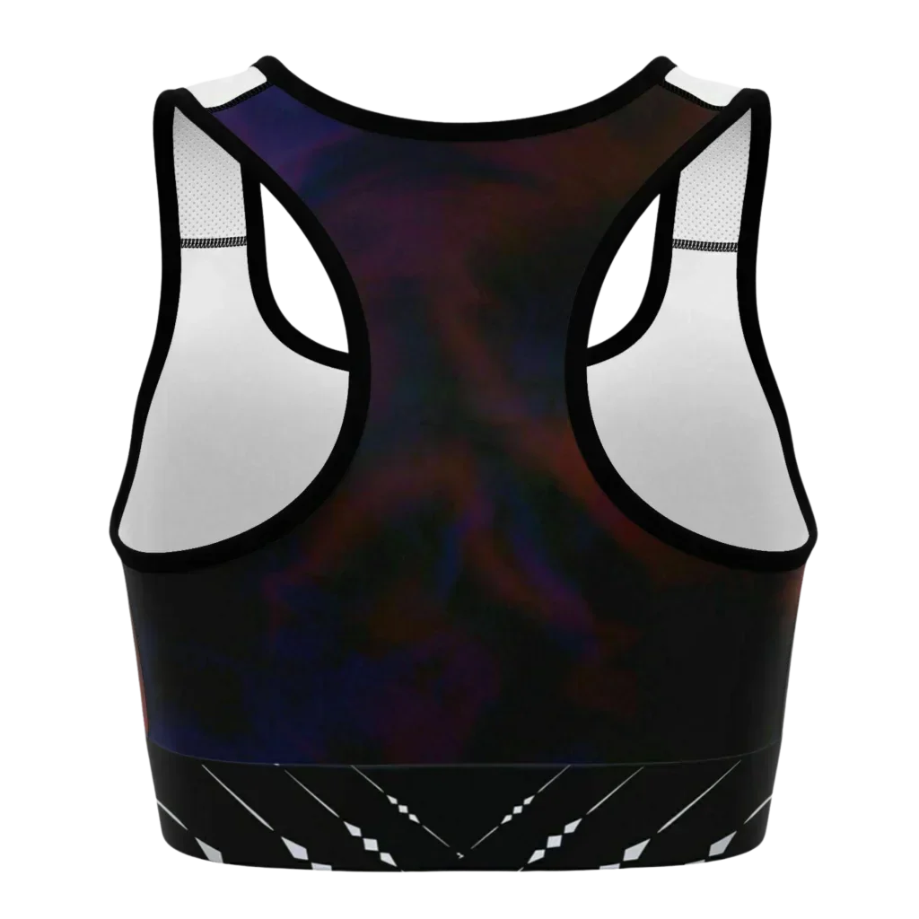 Yoga Bralettes With Om Symbol And Tie Dye Base