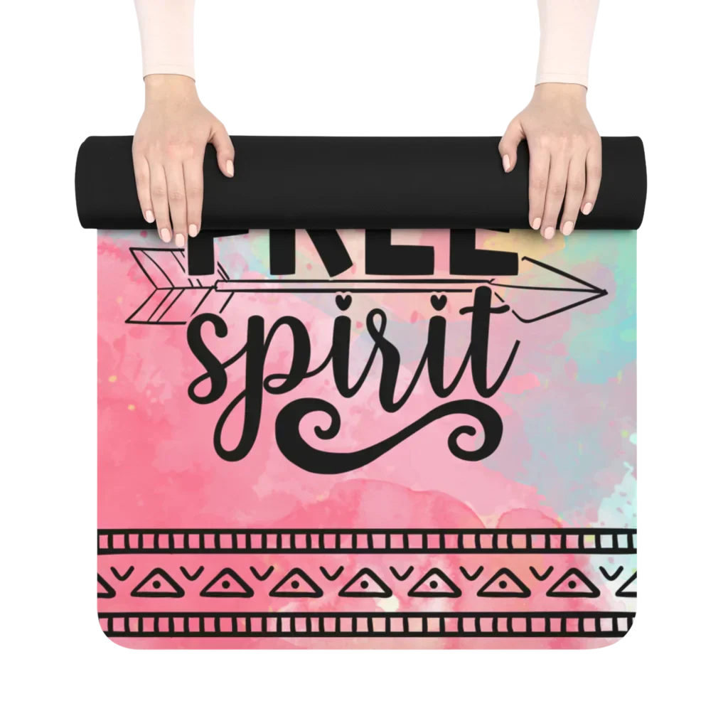 Yoga Pilates Mat With Dream Catcher Print - 24x68