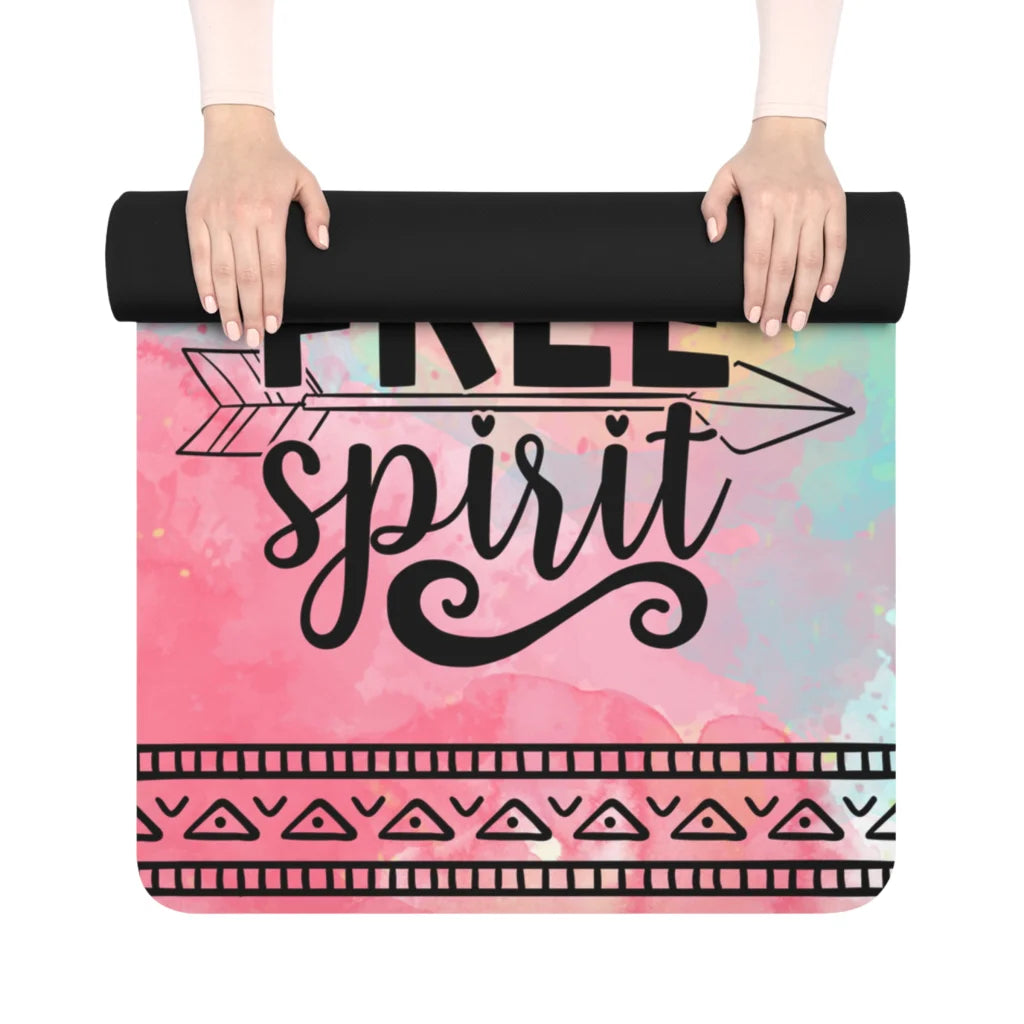 Yoga Pilates Mat With Dream Catcher Print - 24x68