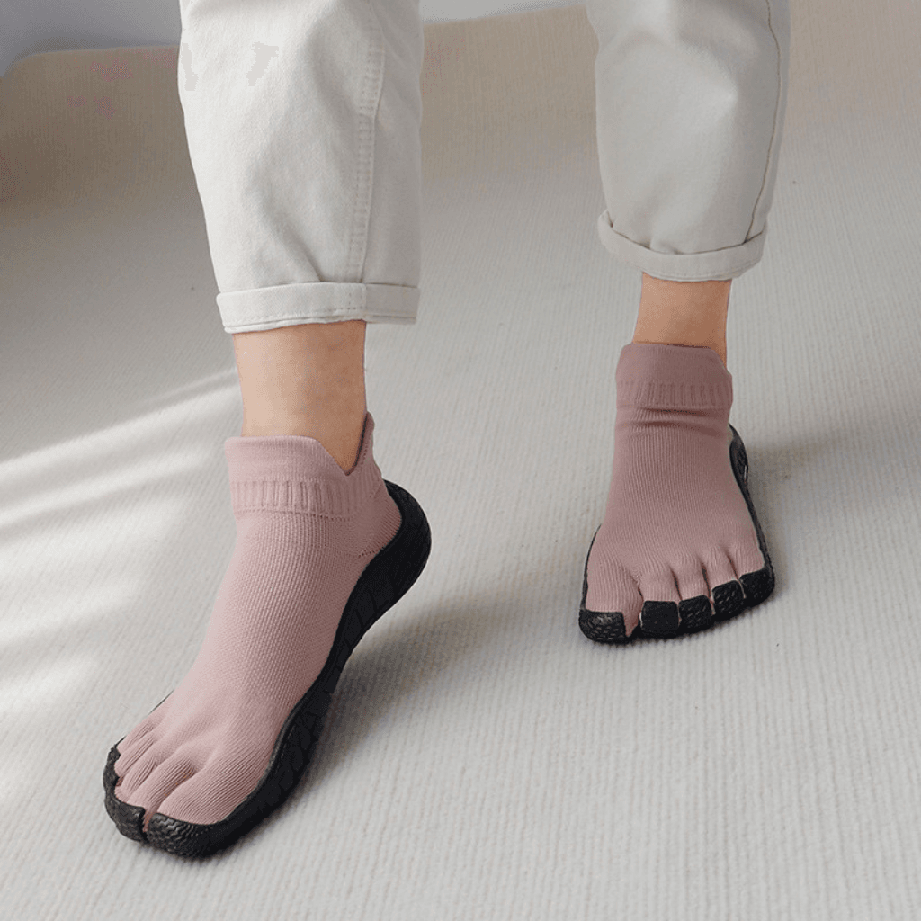 Yoga Shoes Arch Support For Balance And Comfort - Black Pink / 35