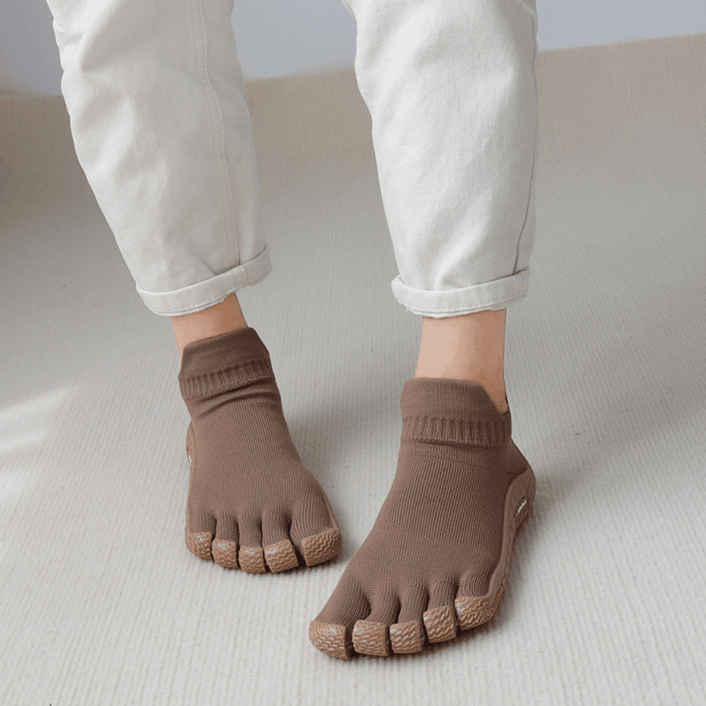 Yoga Shoes Arch Support For Balance And Comfort - Coffee Brown / 35