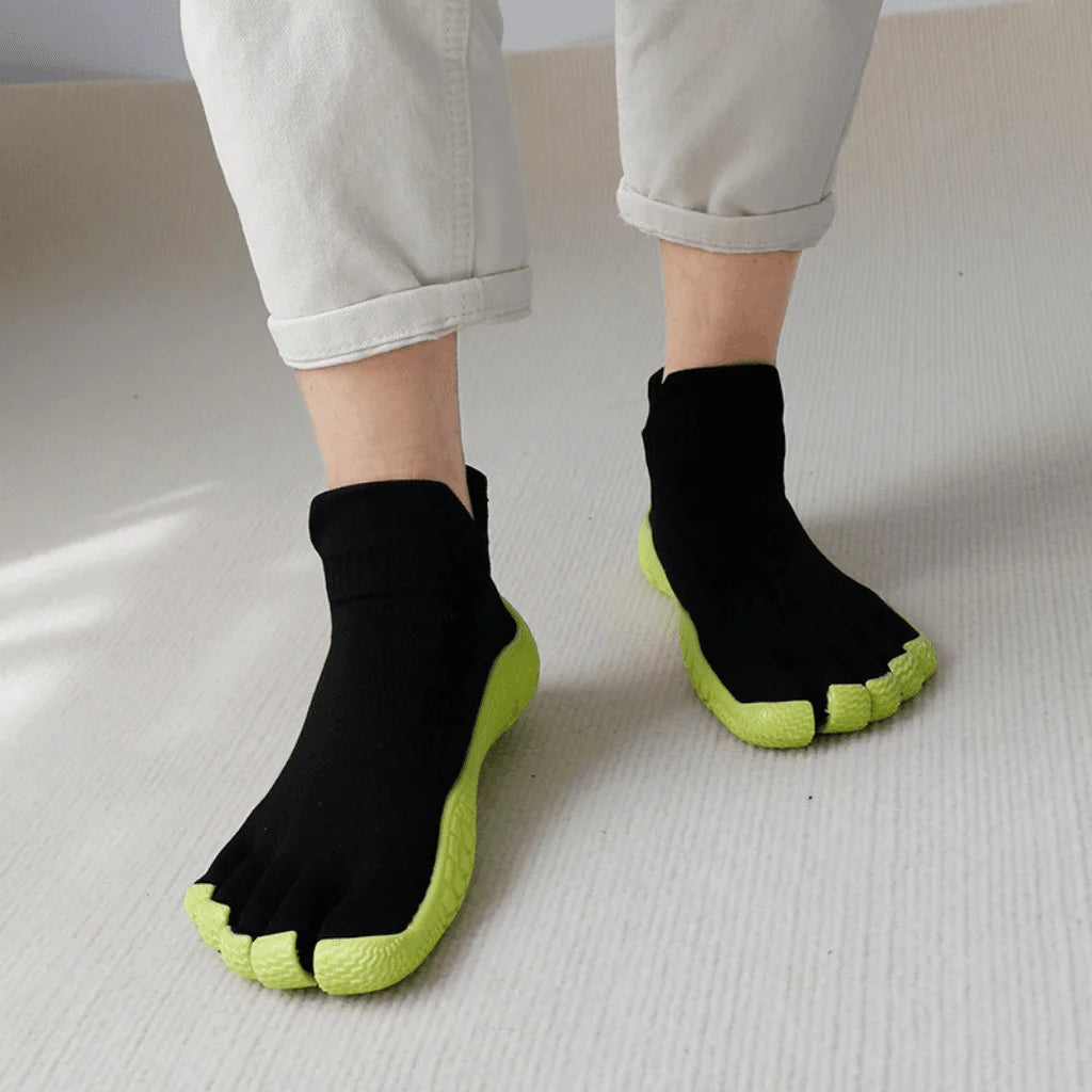 Yoga Shoes Arch Support For Balance And Comfort - Green Black / 35