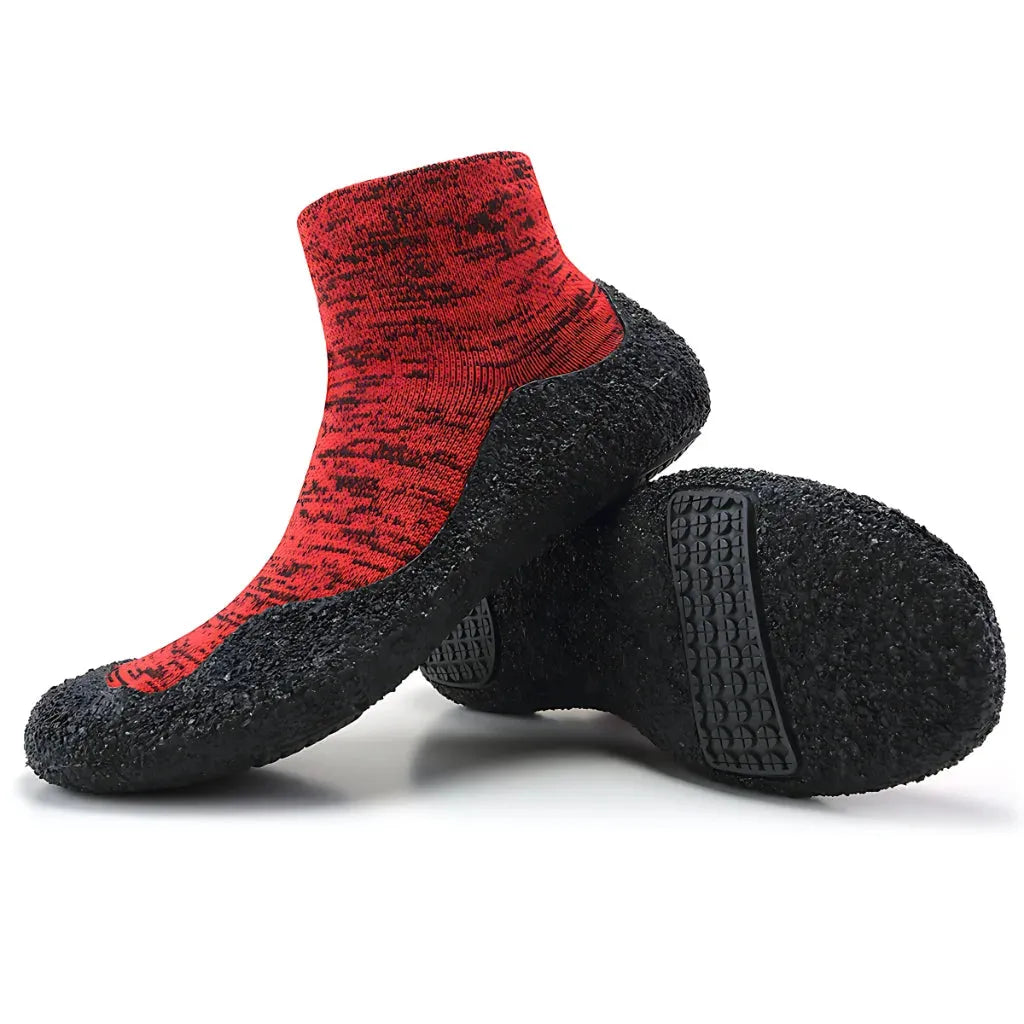 Yoga Slip On Shoes With Wedge Sole And Round Toe