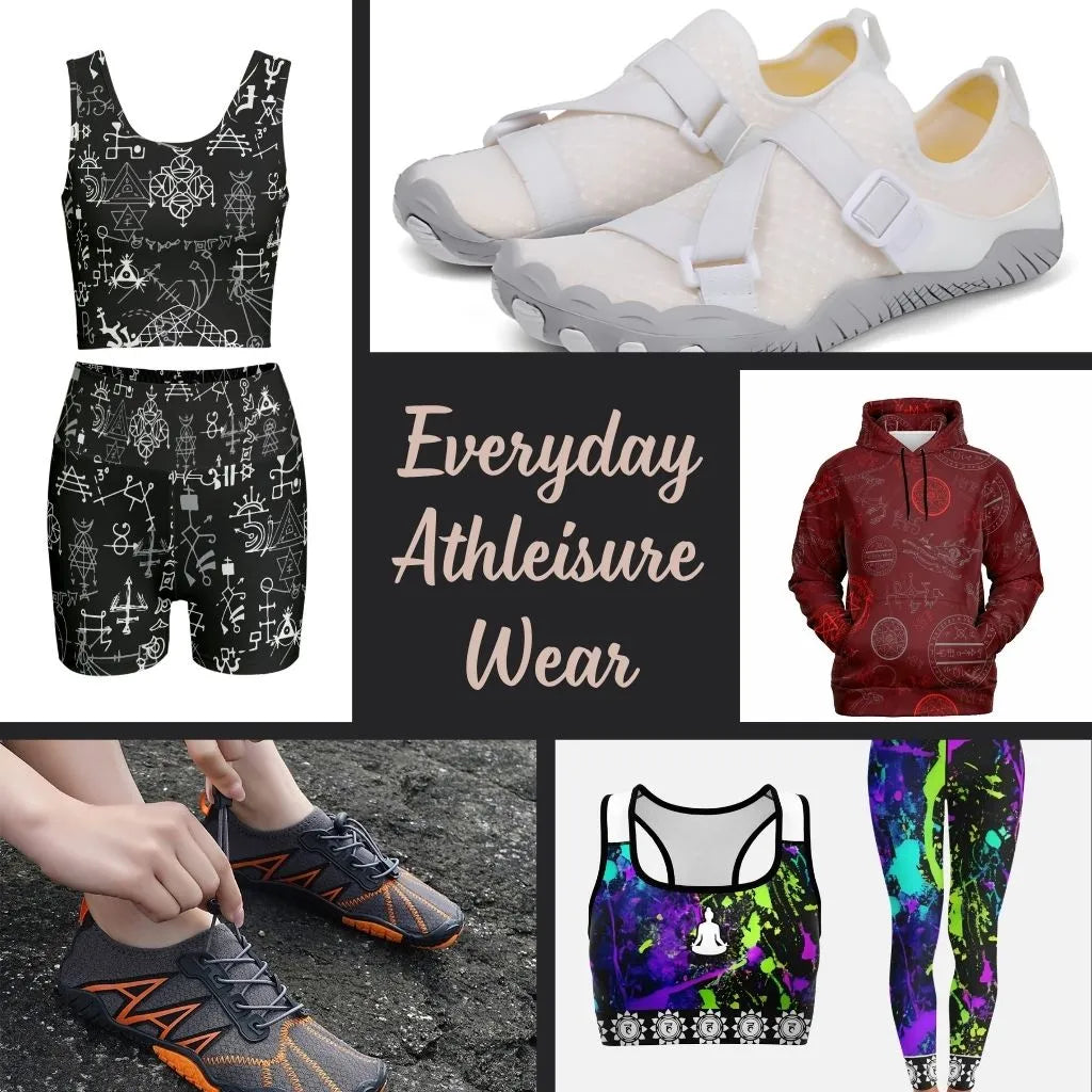 Everyday athleisure wear for women and men – hoodies, sets, and yoga lifestyle outfits