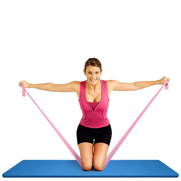 Long Yoga Resistance Band For Flexibility And Strength