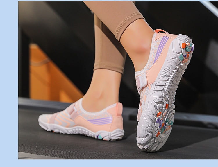 Outdoor Yoga Shoes With Breathable Mesh And Grip Sole