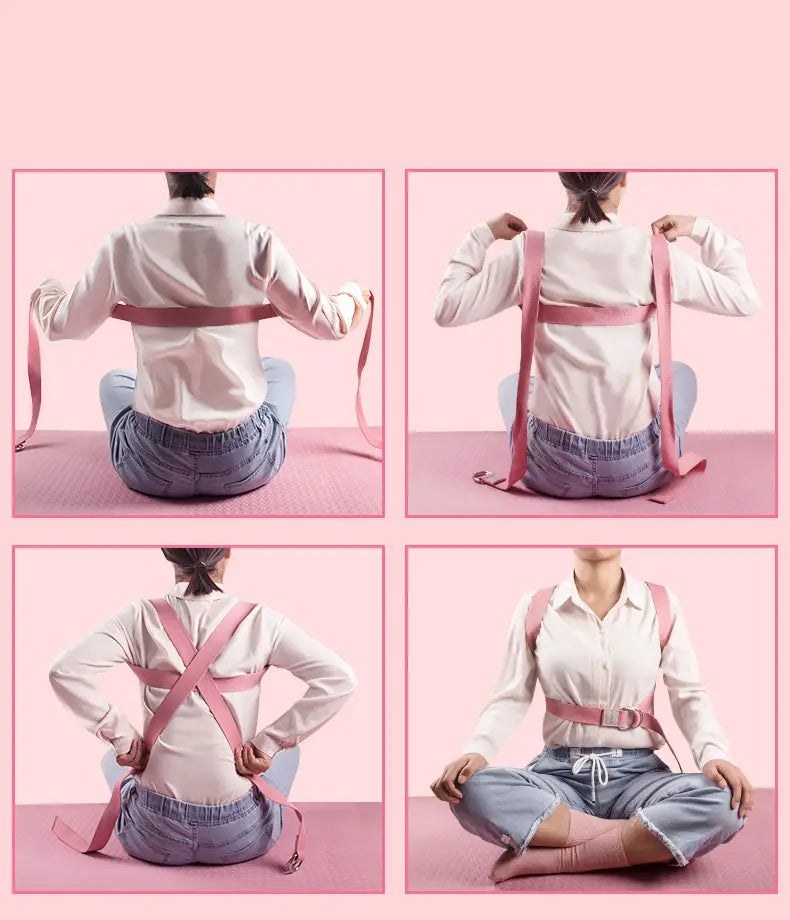 PREMIUM YOGA STRETCH STRAP FOR FLEXIBILITY & SUPPORT