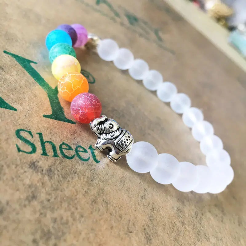 Weathered Alloy Beaded Braclet For Everyday Grounding