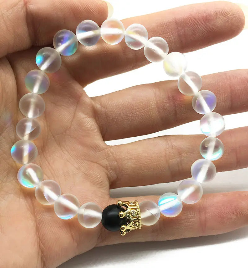 Weathered Alloy Beaded Braclet For Everyday Grounding
