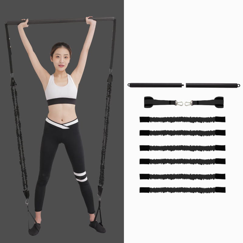 Pilates Bar Resistance Band For Full Body Training