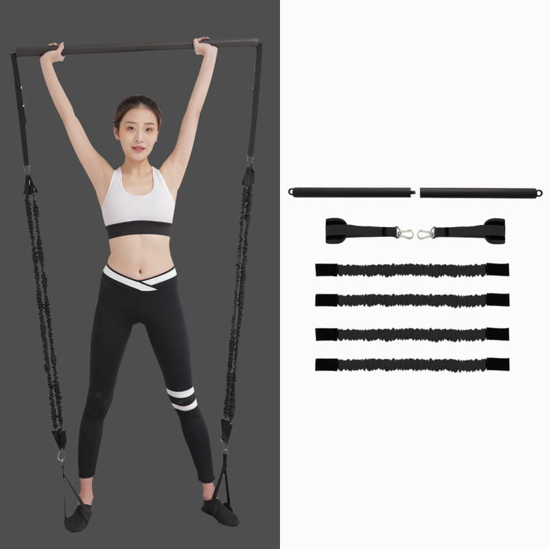 Pilates Bar Resistance Band For Full Body Training