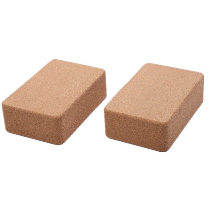 PREMIUM CORK YOGA BLOCK FOR STABILITY & FLEXIBILITY