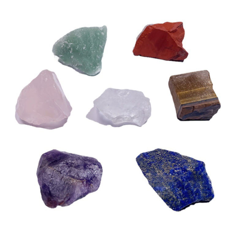 SEVEN CHAKRA NATURAL TUMBLED STONES FOR ENERGY BALANCE