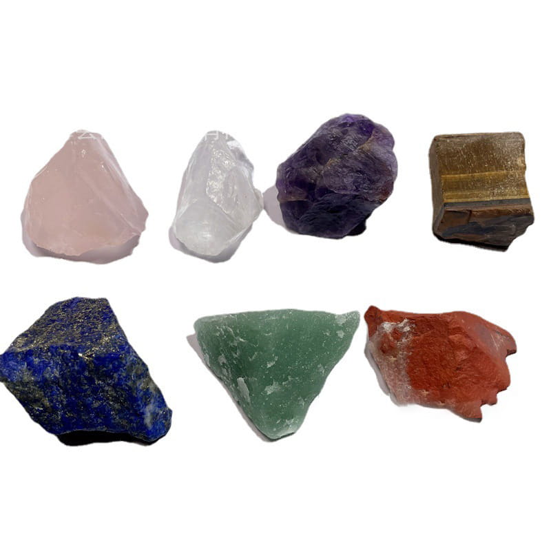 SEVEN CHAKRA NATURAL TUMBLED STONES FOR ENERGY BALANCE