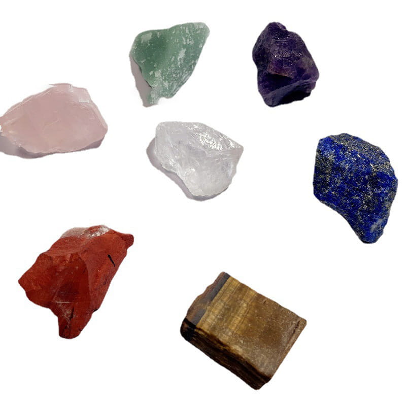 SEVEN CHAKRA NATURAL TUMBLED STONES FOR ENERGY BALANCE