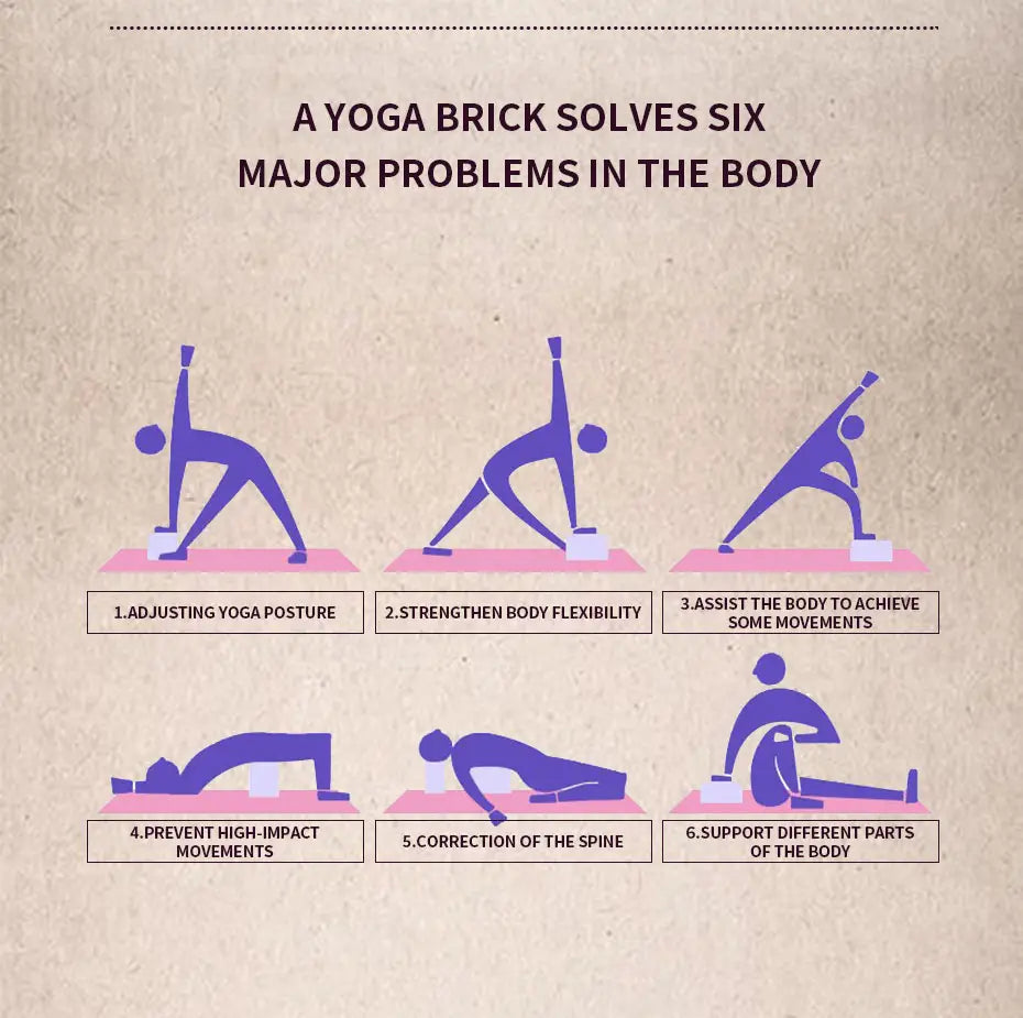 ULTRA-SOFT BEGINNER-FRIENDLY YOGA BLOCK FOR FLEXIBILITY