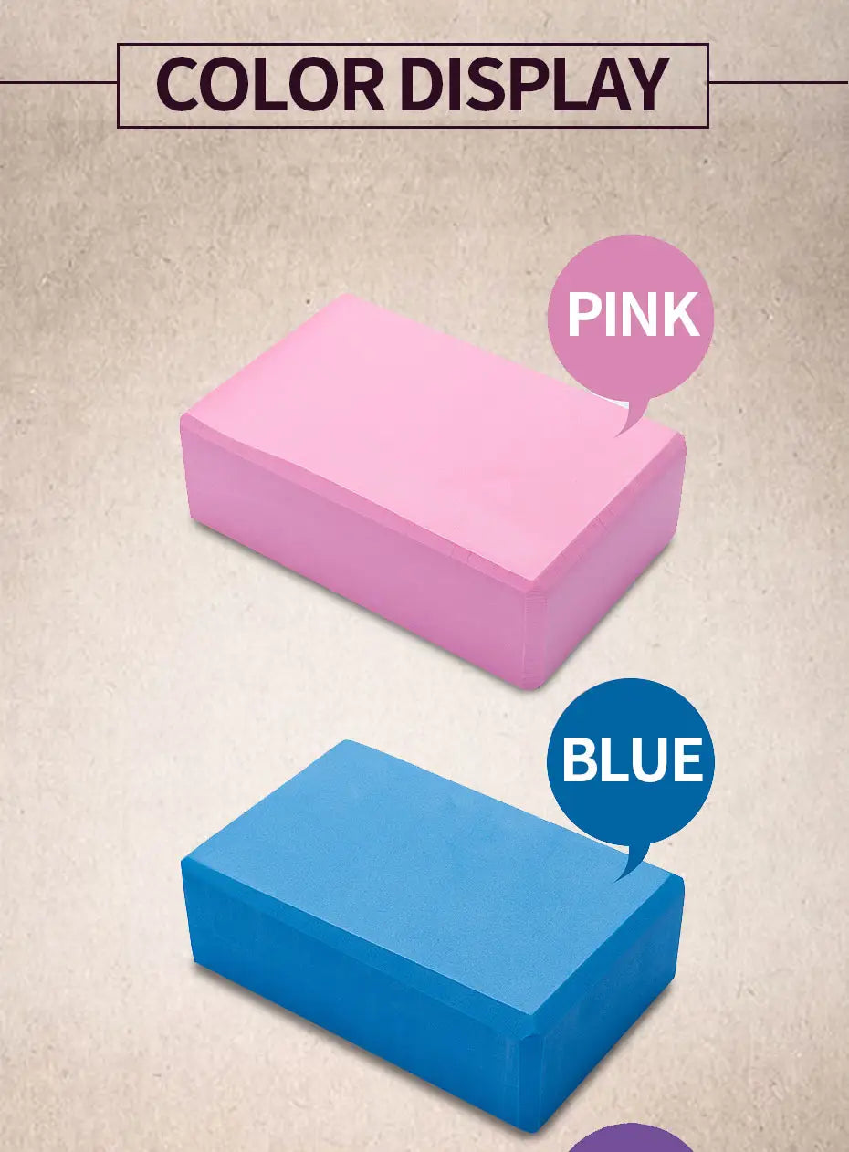 ULTRA-SOFT BEGINNER-FRIENDLY YOGA BLOCK FOR FLEXIBILITY