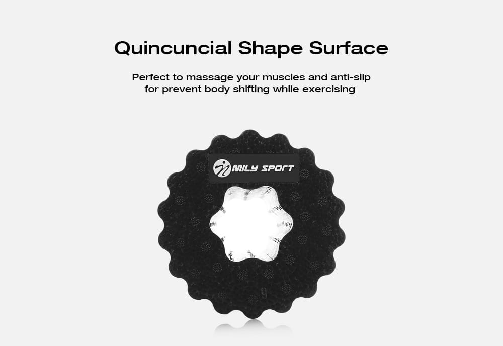 PREMIUM YOGA FOAM ROLLER FOR MUSCLE RECOVERY & FLEXIBILITY