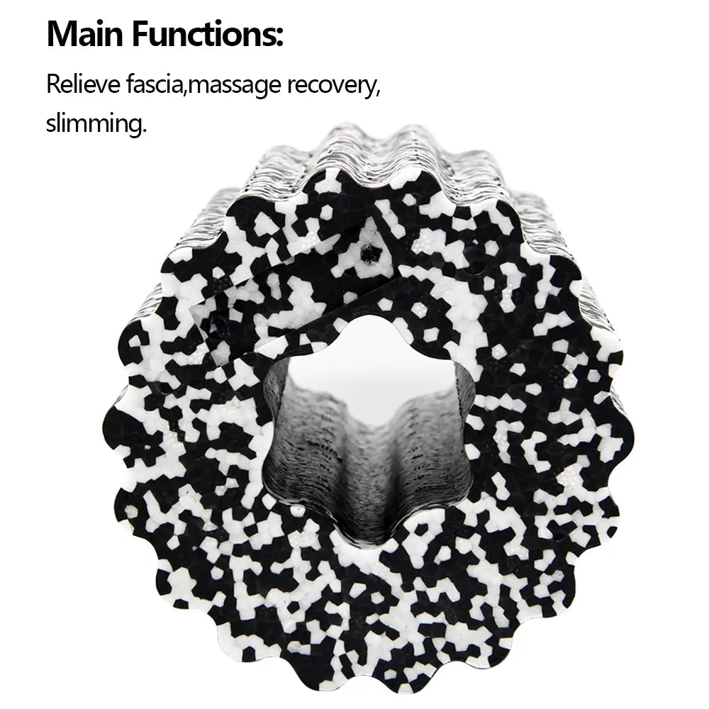 PREMIUM YOGA FOAM ROLLER FOR MUSCLE RECOVERY & FLEXIBILITY