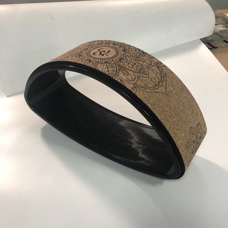 CORK YOGA WHEEL FOR BACK STRETCHING AND FLEXIBILITY