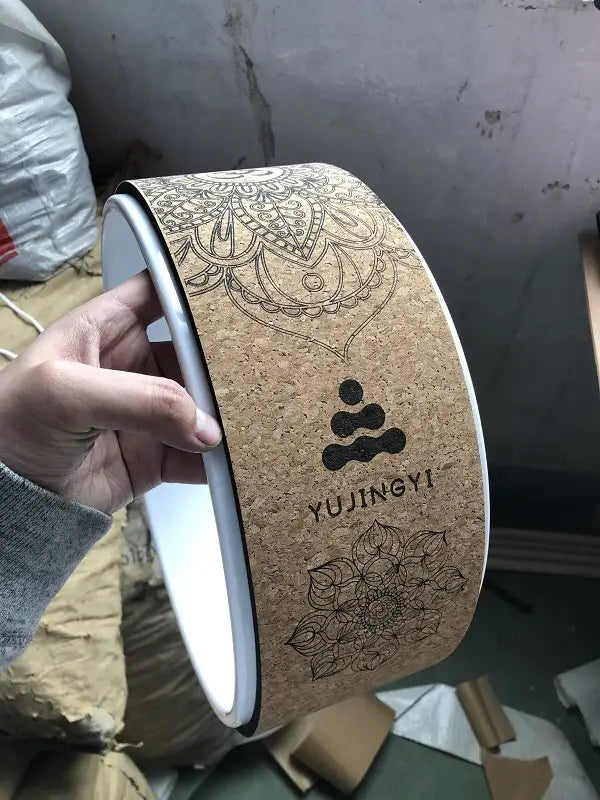 CORK YOGA WHEEL FOR BACK STRETCHING AND FLEXIBILITY