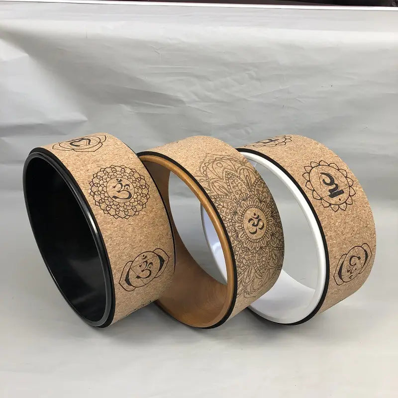 CORK YOGA WHEEL FOR BACK STRETCHING AND FLEXIBILITY