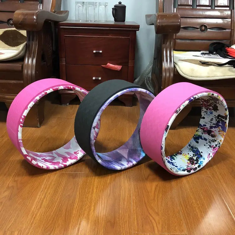 CORK YOGA WHEEL FOR BACK STRETCHING AND FLEXIBILITY