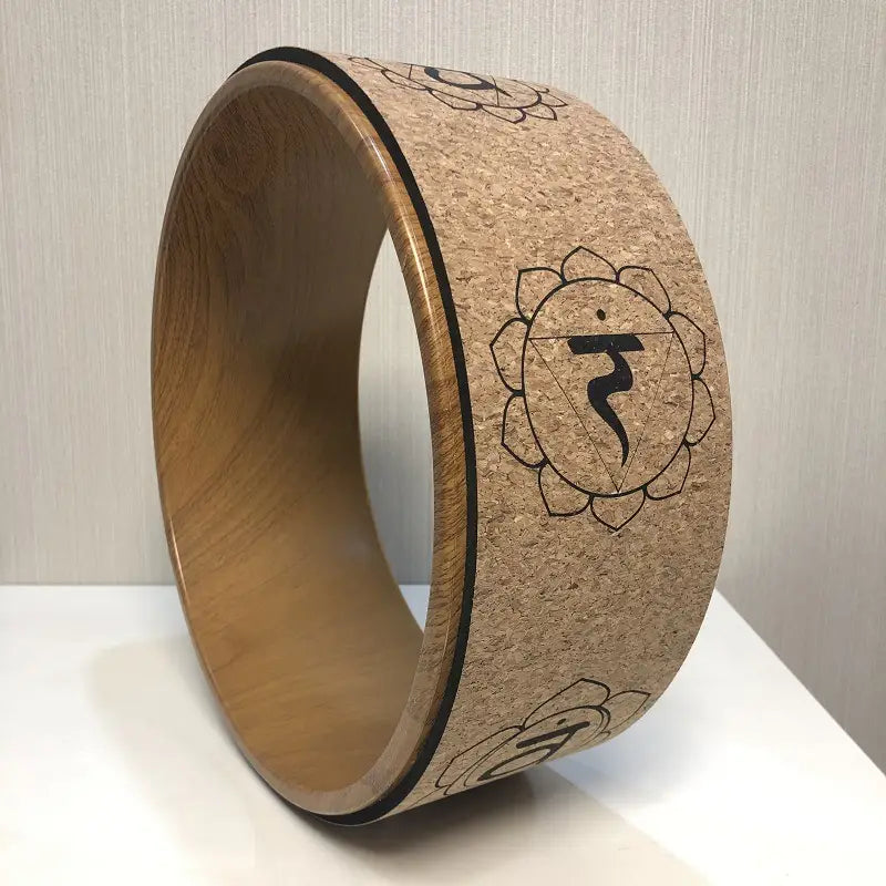 CORK YOGA WHEEL FOR BACK STRETCHING AND FLEXIBILITY