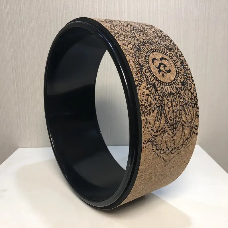 CORK YOGA WHEEL FOR BACK STRETCHING AND FLEXIBILITY