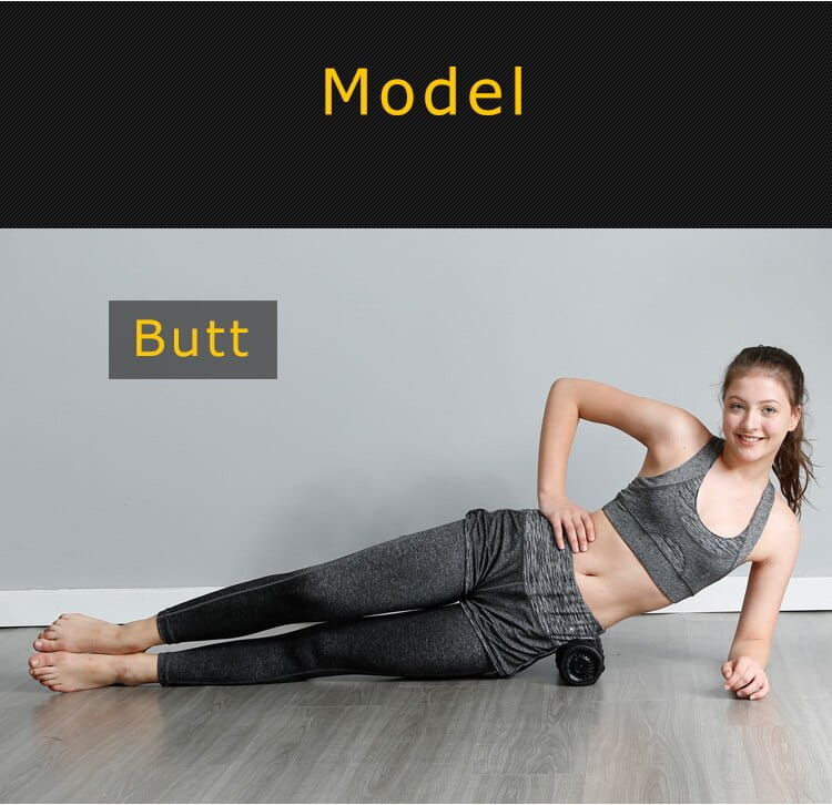 VIBRATION YOGA ROLLER FOR MUSCLE RECOVERY & FLEXIBILITY