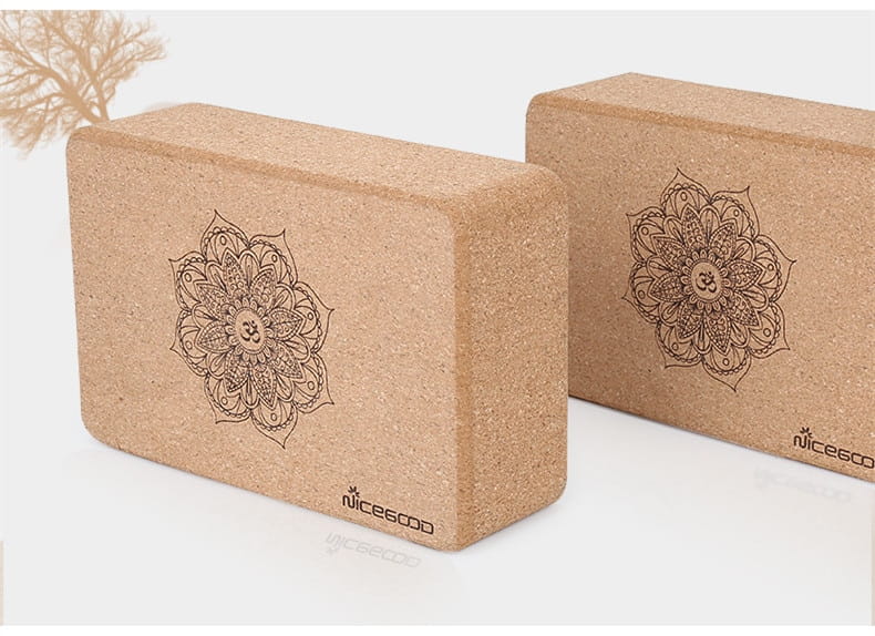 HIGH-DENSITY CORK YOGA BLOCK FOR STABILITY & SUPPORT