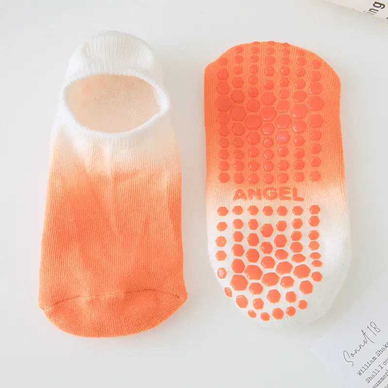 CHILDREN NON SLIP TIE DYE YOGA SOCKS FOR FITNESS