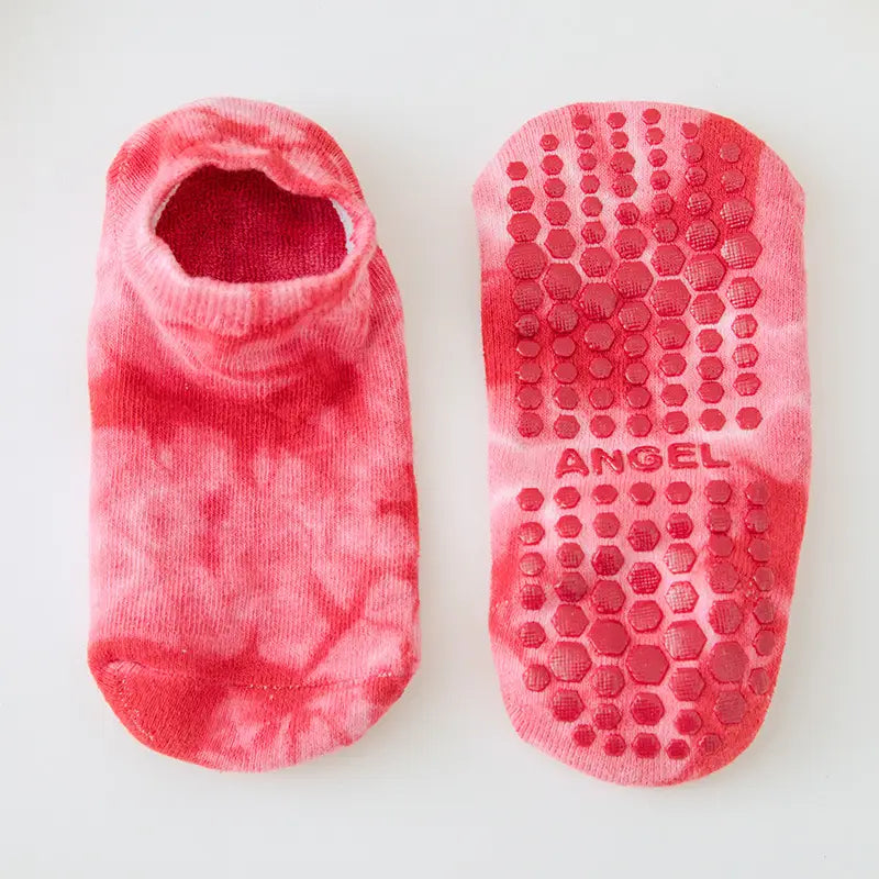 CHILDREN NON SLIP TIE DYE YOGA SOCKS FOR FITNESS