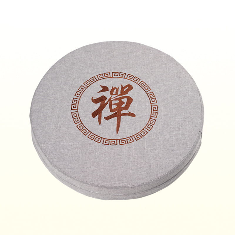 JAPANESE-INSPIRED ROUND MEDITATION SEAT FOR MINDFUL PRACTICE