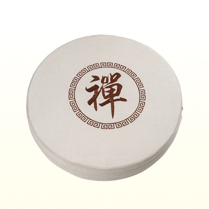 JAPANESE-INSPIRED ROUND MEDITATION SEAT FOR MINDFUL PRACTICE