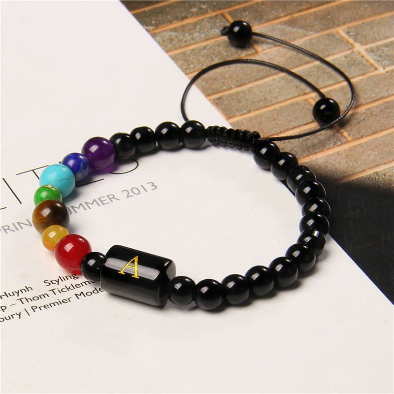 SEVEN-CHAKRA BEAD BRACELET FOR BALANCE & ENERGY