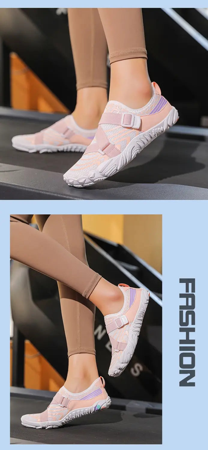 Outdoor Yoga Shoes With Breathable Mesh And Grip Sole