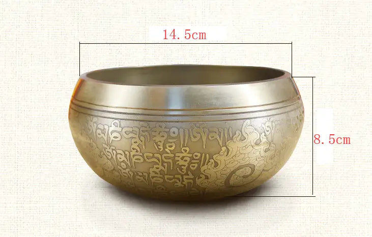 HANDMADE BUDDHA SINGING BOWL FOR MEDITATION & HEALING