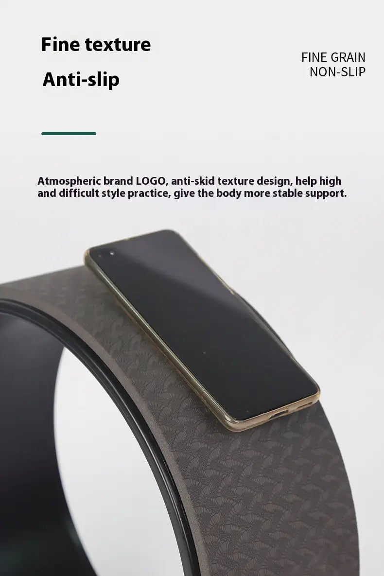 TPE NON-SLIP FLEXIBILITY & TONING YOGA WHEEL