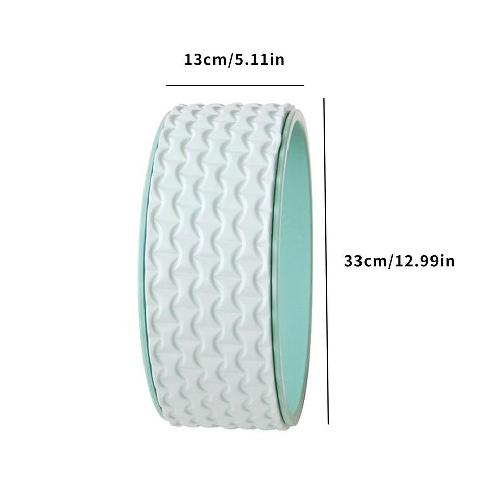 3D MASSAGE YOGA WHEEL FOR STRETCHING & BACK PAIN RELIEF